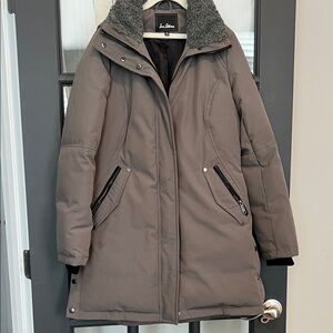 Sam Edelman Taupe Puffer Coat